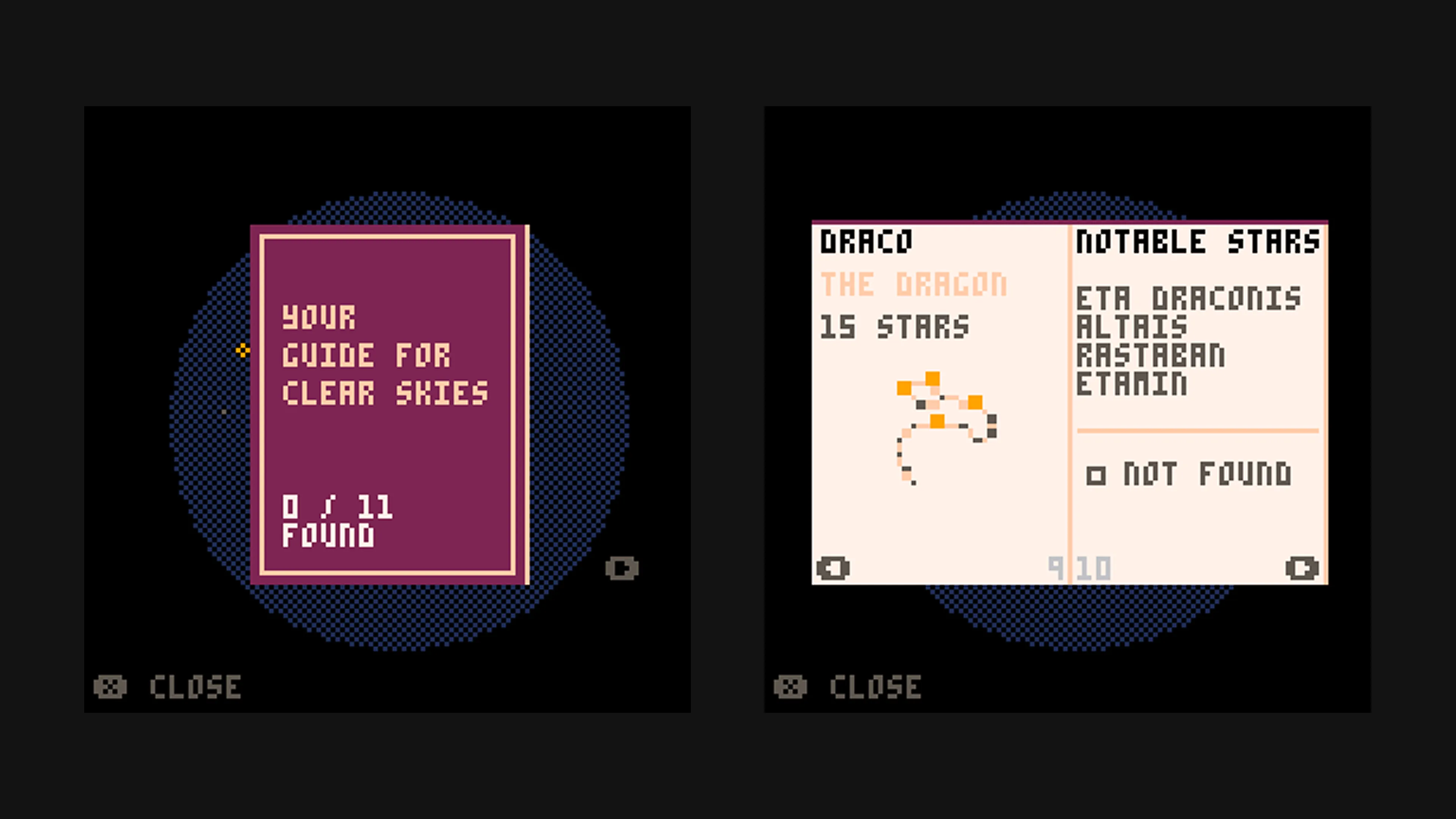 A book that is given to a player to help them locate even the hardest constellations.